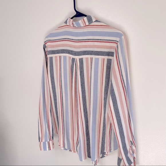 Anthropologie Maeve Chatham Striped Button Down - Picture 6 of 11